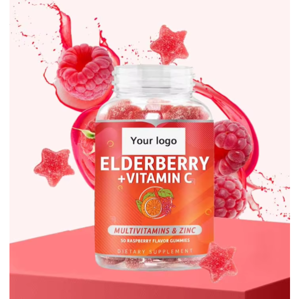Vitamin Gummy Candy Supplier - ODM Raspberry Flavor with Vitamins
