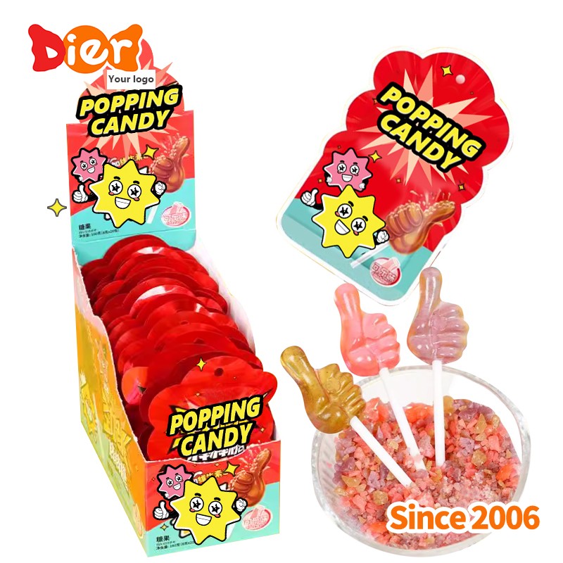 Popping Candy Lollipop Manufacturer - OEM Cartoon & Popping