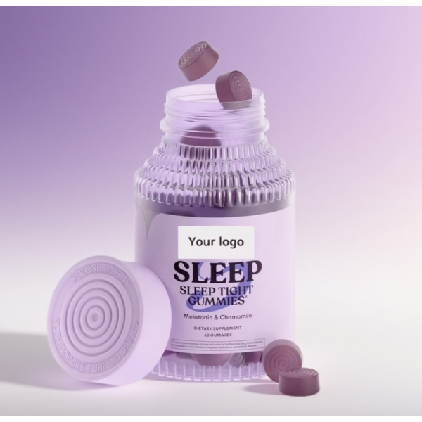 Sleep Gummy Candy Supplier - Custom Halal Fruity Melatonin Bottle