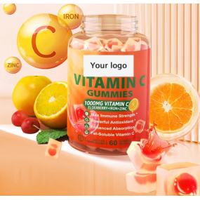 Vitamin C Gummy Candy Manufacturer - Sugar Free Energy Collagen Fruity Flavor