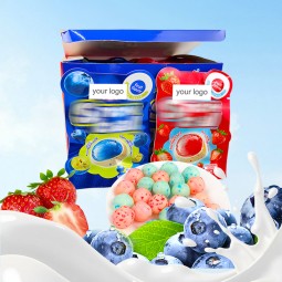 Milk Soft Candy Manufacturer - Halal Center Filled Chewy Ball