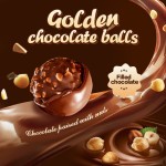 Golden Chocolate Ball Manufacturer - OEM Valentine Halal
