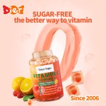 Vitamin C Gummy Candy Manufacturer - Sugar Free Energy Collagen Fruity Flavor