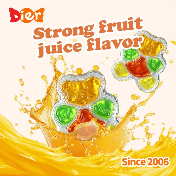 Bear Jelly Candy Supplier - OEM Bear Cartoon Shape