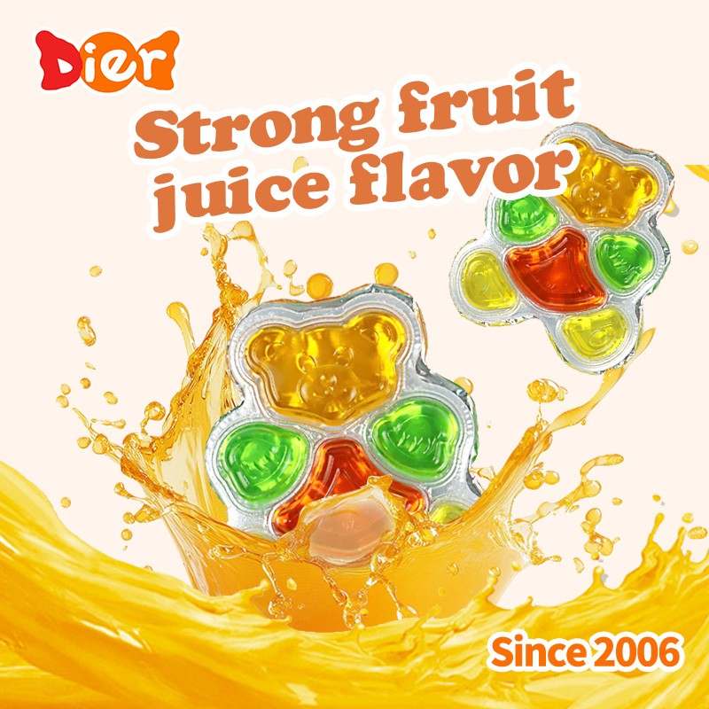 Bear Jelly Candy Supplier - OEM Bear Cartoon Shape