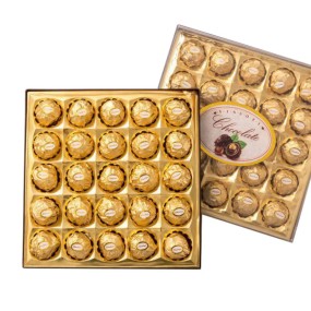 Golden Chocolate Ball Manufacturer - OEM Valentine Halal