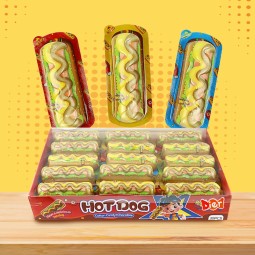 Hot Dog Marshmallow Supplier - Halal Chocolate Jam-Filled
