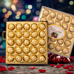 Golden Chocolate Ball Factory - Valentine Solid Halal