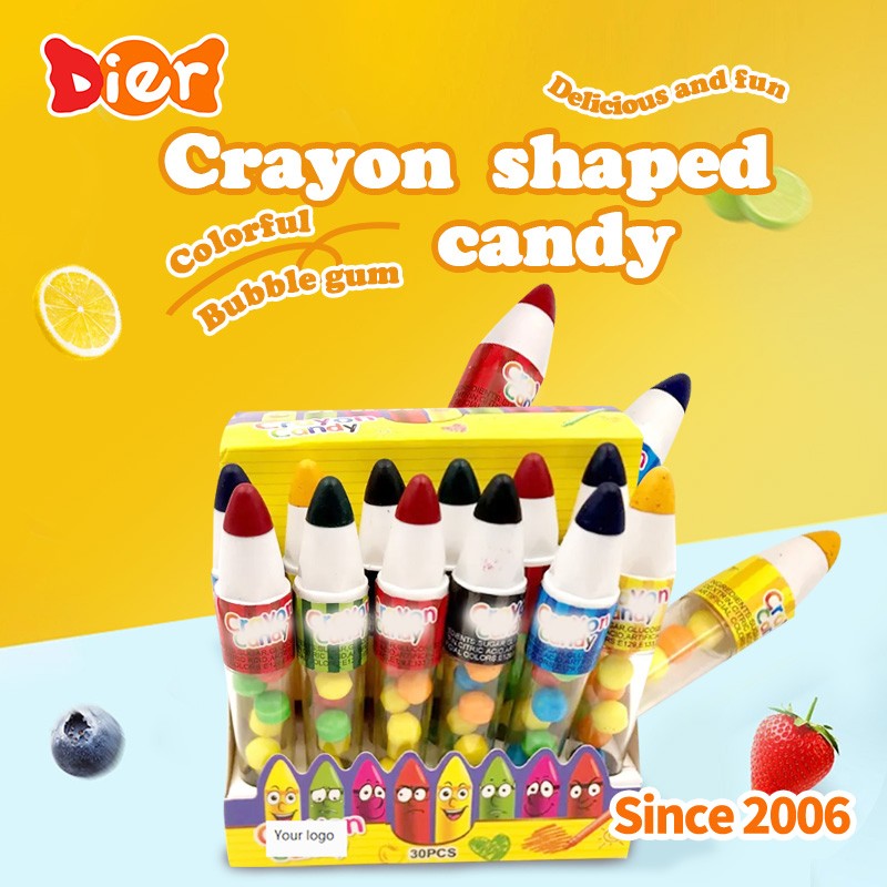 Bubble Gum Crayon Factory - Custom Rainbow Fruity Flavored