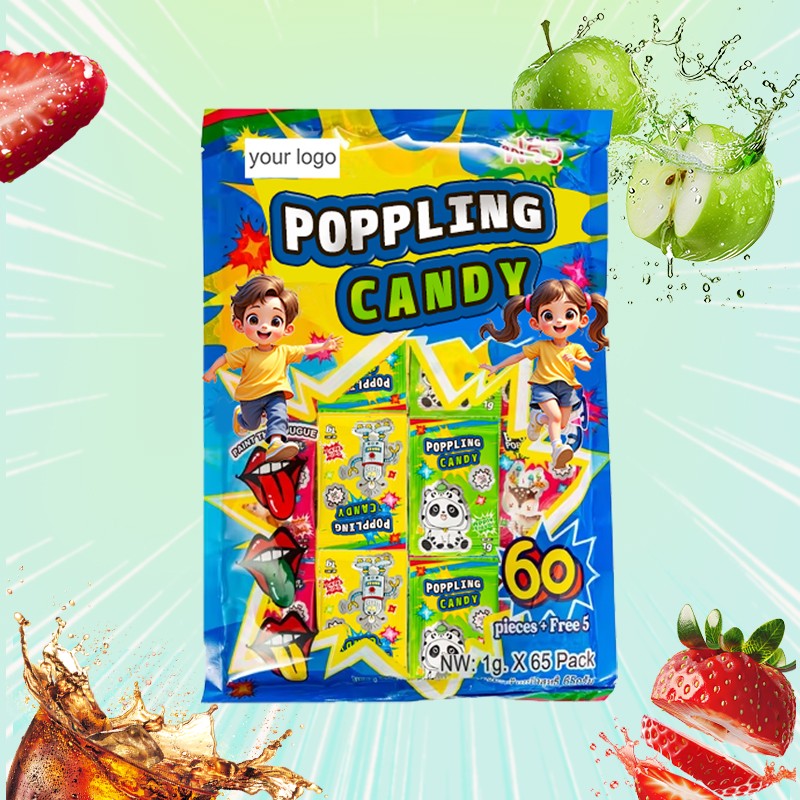 Popping Candy Factory - Halal Sour Apple Strawberry
