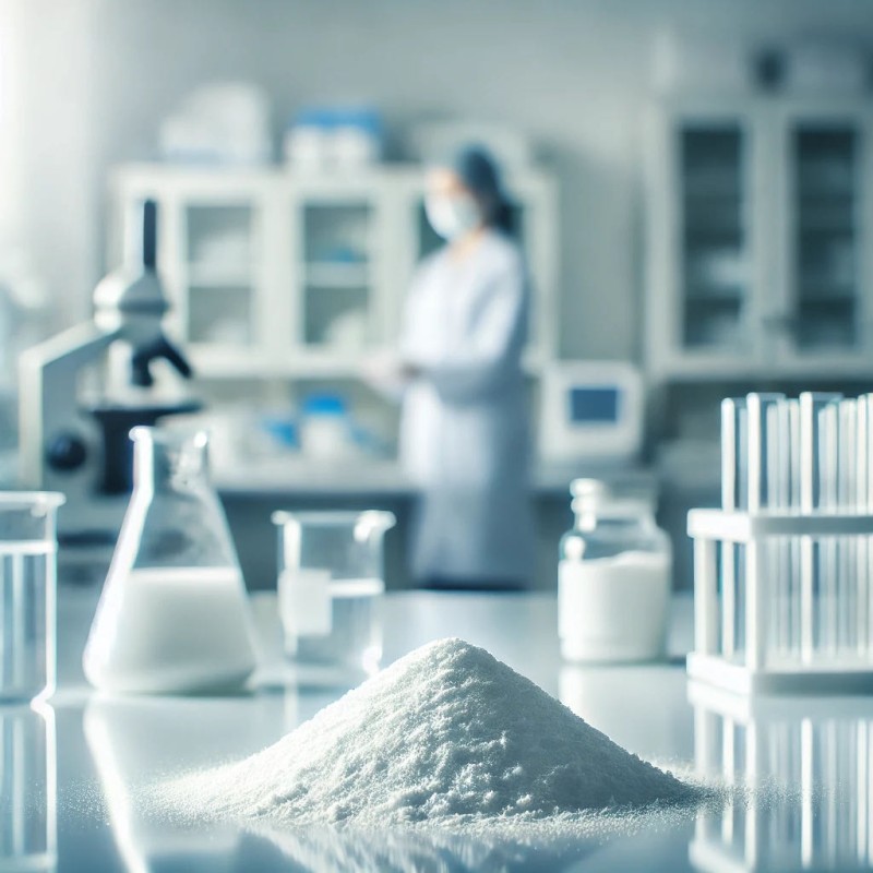 White Daily Chemicals Tile with Black Spots