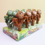Dinosaur Robot Candy Supplier - Press Lollipop Fruit-Infused