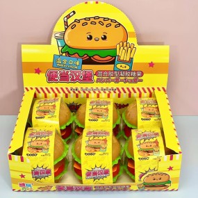 Burger Gummy Candy Manufacturer - QQ Gummy Sandwich Pizza