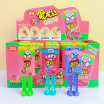 Fruit Flavored Gel Candy Supplier - Strawberry Blueberry Lollipop