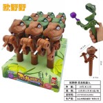 Dinosaur Robot Candy Supplier - Press Lollipop Fruit-Infused