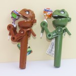 Dinosaur Robot Candy Supplier - Press Lollipop Fruit-Infused