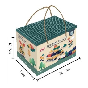 Creative Building Blocks Factory - 380pcs Early Education Interactive