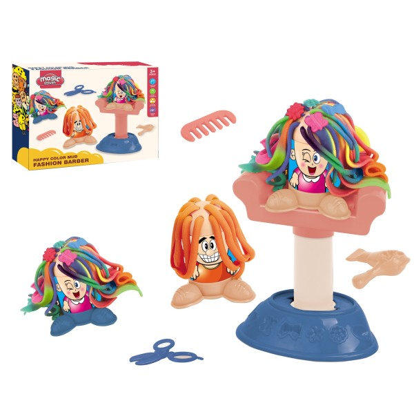 Color Mud Toys Manufacturer - Barber Magic Dough Game Set