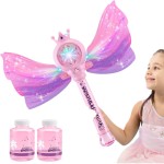 Magic Bubble Wand Factory - Princess Automatic Snow Music Toy
