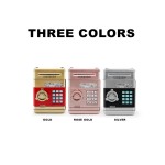 Gold Piggy Bank Supplier - Kids Educational Toys Light Music Saving