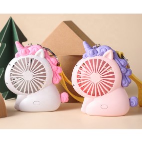 Unicorn Keychain Fan Supplier - Creative USB Charging Lanyard Toy