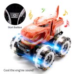 Friction Toy Car Manufacturer - Colorful Wheel Inertial Dinosaur Car