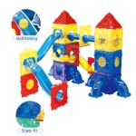 3D DIY Building Blocks Supplier - 134 Pcs Large Particles Educational