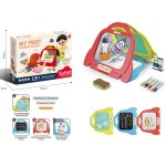 Painting Table Toy Factory - 4 in 1 Art Easel Trace Draw Board