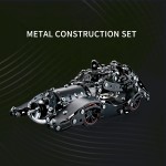 Racing Car Model Supplier - 332PCS Metal Puzzle Building Blocks