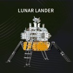 Lunar Lander Model Factory - 558 PCS Metal Block Puzzle DIY