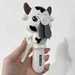 Hand Press Fan Factory - Mini Size Cartoon Cow Promotional Item