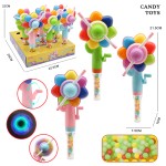 Flower Lamp Candy Supplier - Seven-color Hand Stick Halal Candy