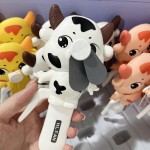 Hand Press Fan Factory - Mini Size Cartoon Cow Promotional Item
