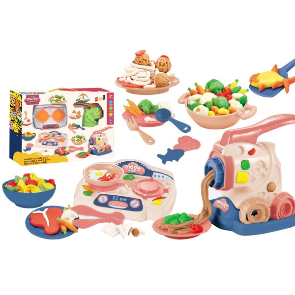 Kitchen Playdough Set Manufacturer - Food Noodle DIY Pretend Game