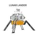 Lunar Lander Model Factory - 558 PCS Metal Block Puzzle DIY