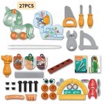 Plastic Tools Toys Factory - 3 in 1 Pretend Play Tool Kit