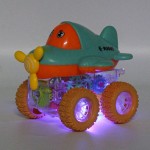 Small Aircraft Toy Supplier - Colorful Gear 4WD Light Function
