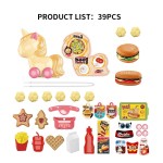 Hamburger Play Set Manufacturer - 29 Pieces Fast Food Toy for Kids