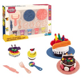 Polymer Clay Factory - Educational Color Mud Birthday Cake
