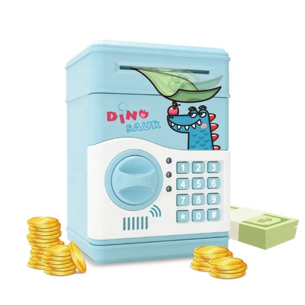 Dinosaur Money Bank Supplier - Cartoon Electronic Plastic for Kids