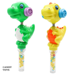 Dinosaur Shaped Toy Manufacturer - Shaking Whistle Bubble Gum Candy