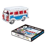 Metal Bus Model Factory - 337 Pcs DIY Building Blocks Car Toy