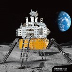 Lunar Lander Model Factory - 558 PCS Metal Block Puzzle DIY