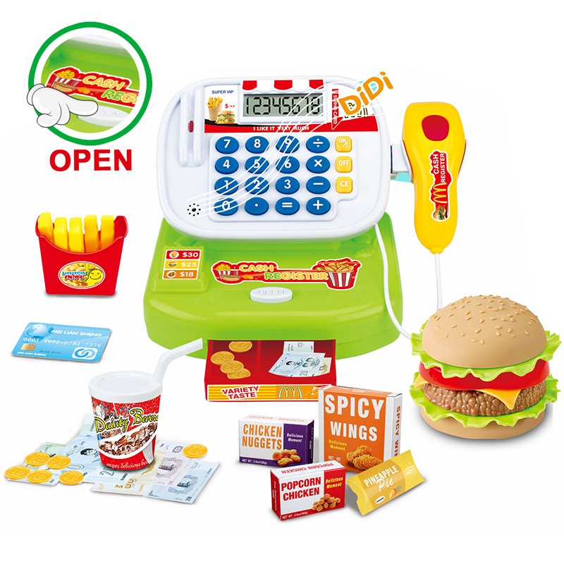 Cash Register Toy Factory - Smart Scanner Calculator Electric