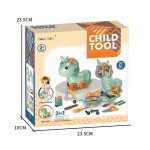 Plastic Tools Toys Factory - 3 in 1 Pretend Play Tool Kit