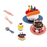 Polymer Clay Factory - Educational Color Mud Birthday Cake