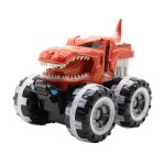 Friction Toy Car Manufacturer - Colorful Wheel Inertial Dinosaur Car