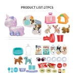 Pet House Play Set Supplier - 27 Pieces Pretend Play Toy