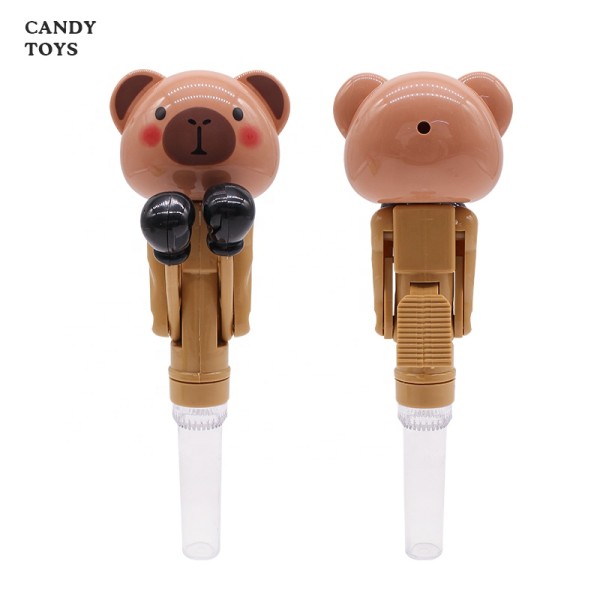 Boxing Animal Candy Manufacturer - Plastic Hard Candy Retractable Tube