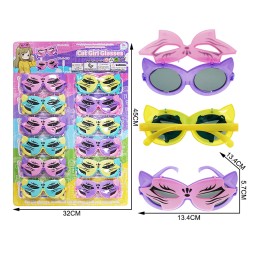 Flip-open Cat Girl Glasses Factory - Plastic With Lens for Kids